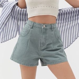High Waisted Pleated Shorts